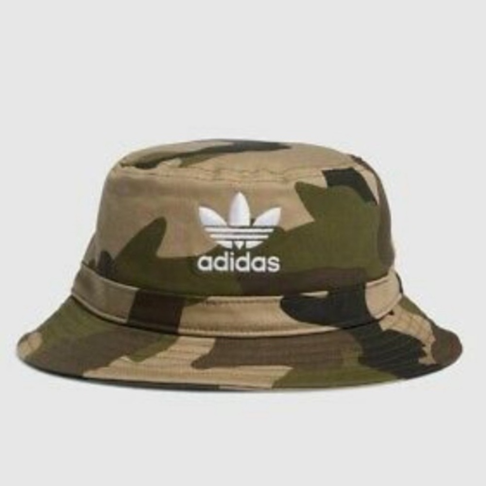 Adidas U Originals Camo Aop Bucket Hat Adidas